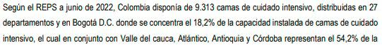 Análisis de Situación de Salud de Colombia de 2021.