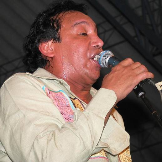 Diomedes Díaz en una de sus presentaciones hace algunos años. FOTO: Archivo