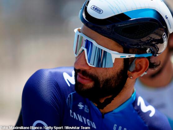 Fernando Gaviria corre para el Movistar Team desde inicios de 2023. FOTO GETTY