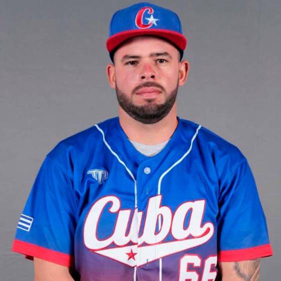 El beisbolista cuabano Iván Prieto tiene 26 años. Nació en la ciudad de Holguín en el oriente de Cuba. FOTO: TOMADA DEL TWITTER DE @LdaCantinas 