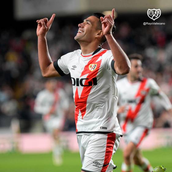 Falcao Rugio E Intimido Al Barcelona Marco En La Victoria Del Rayo