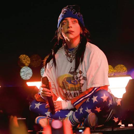 Imagen de la joven artista Billie Eilish que cerró Estéreo Picnic 2023. FOTO Getty
