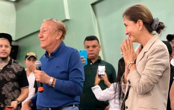 Íngrid Betancourt se sumó a la campaña de Rodolfo Hernández una semana antes de la primera vuelta de las presidenciales. FOTO: CORTESÍA