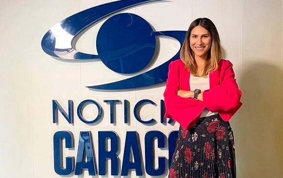 Camila Jiménez Sáez, periodista de Noticias Caracol. FOTO Cortesía @camijimenezsaez