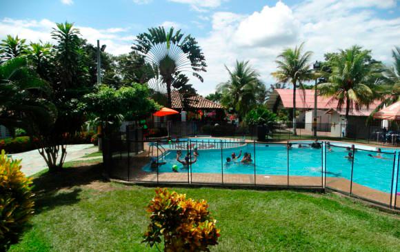 Aspecto del Parque Oasis, las instalaciones recreativas que la caja Comfamiliar Camacol ofrece para sus afiliados en el municipio de Apartadó, en el Urabá antioqueño. FOTO CORTESÍA
