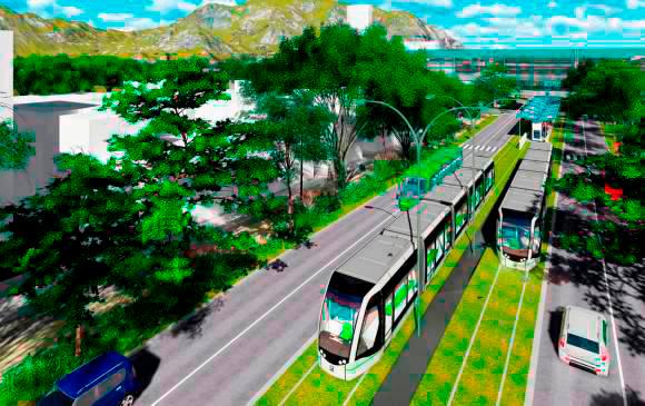 El metro irá entre Caribe y La Aguacatala. Foto: Cortesía. 
