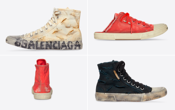 Entre más viejos, rotos y desgastados mejor: estos son los costosos tenis  que Balenciaga quiere poner de moda