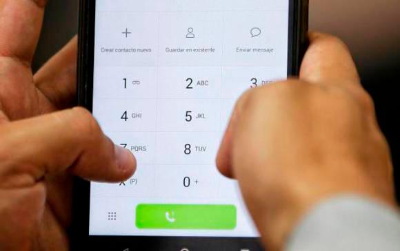 Una nueva app le ayuda a marcar los nuevos números telefónicos en Colombia. FOTO: COLPRENSA