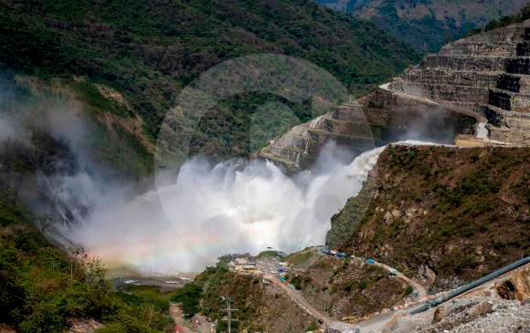 El proyecto Hidroituango avanza en un 85%, según el alcalde de Medellín. FOTO JUAN ANTONIO SÁNCHEZ