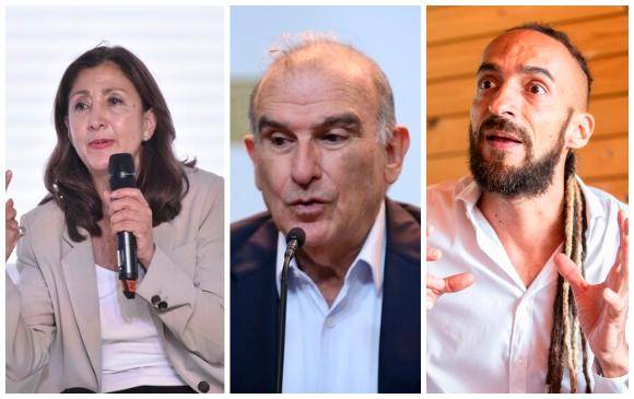 Ingrid Betancourt, Humberto de la Calle y Daniel Carvalho. FOTOS Colpresa y Camilo Suárez 