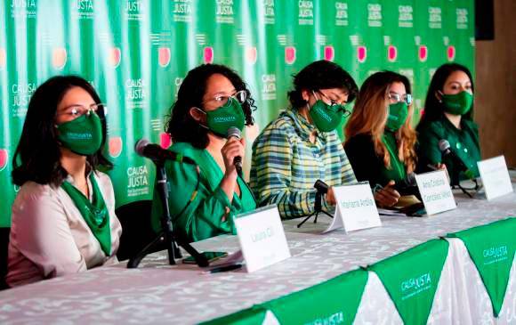 El movimiento Causa Justa por el Aborto ha trabajado por la eliminación del delito de aborto del Código Penal y está conformado por más de 100 organizaciones. FOTO EFE