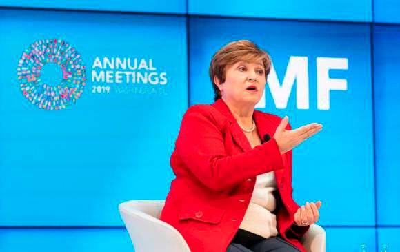 Kristalina Georgieva, directora del FMI, dijo que la inflación ya ha alcanzado máximos no observados en varias décadas en muchos países. FOTO IMF
