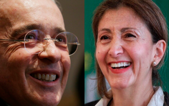 Betancourt ha mostrado siempre su agradecimiento a Uribe por el operativo militar que le permitió su liberación del secuestro. FOTO COLPRENSA