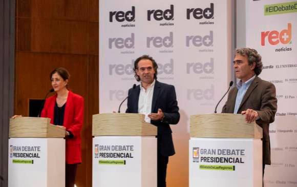 Íngrid Betancourt, Federico Gutiérrez y Sergio Fajardo cumplieron en el debate regional organizado por EL COLOMBIANO y otros medios del país. FOTO Colprensa