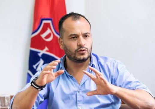 El presidente del Medellín, Daniel Ossa, no podrá realizar labores relacionadas con el fútbol durante el tiempo de sanción. FOTO: CAMILO SUÁREZ