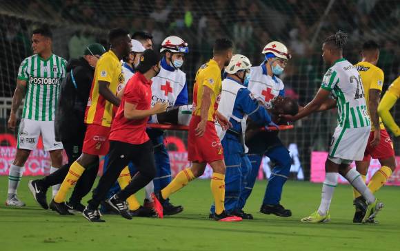 Perlaza fue remitido a un centro asistencial. FOTO Jaime Pérez