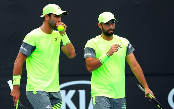 Juan Sebastián Cabal y Robert Farah, quienes ocupan actualmente la novena casilla del ranquin mundial de dobles, disputan su quinto torneo del año. FOTO Getty 
