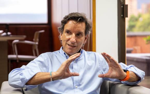 Juan Luis Aristizábal, presidente de Conconcreto, una de las empresas constructoras de Hidroituango. FOTO Carlos Velásquez