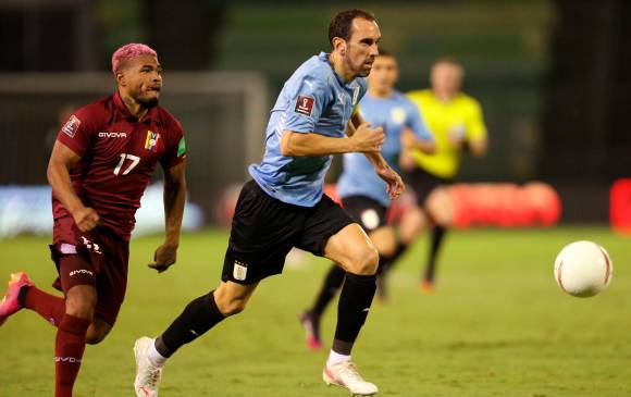 En la próxima fecha de la Eliminatoria Venezuela se medirá a Argentina mientras que Uruguay enfrentará a Perú. FOTO EFE