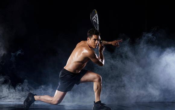 Miguel Ángel Rodríguez, campeón de squash colombiano. FOTO Cortesía Caracol TV.