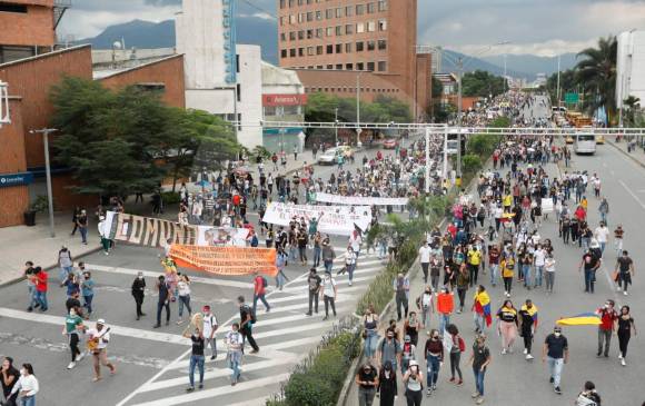 Marchas del 28 de abril en Medellín