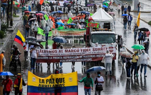 El Comité del Paro indicó que tomó la decisión debido a la falta de garantías del gobierno. FOTO: Jaime Pérez Munévar. 
