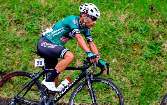 Luis Felipe López se siente pleno al estar de nuevo corriendo al lado de la élite del pedal colombiano. FOTO CORTESÍA ANDERSON BONILLA-CICLISMO EN LÍNEA.