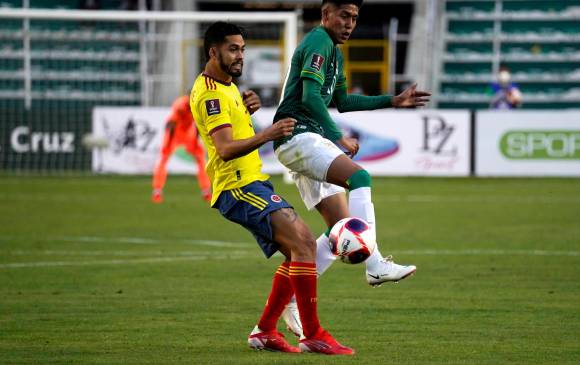 Andrés Andrade debutó con la Selección Colombia ante Bolivia. FOTO GETTY