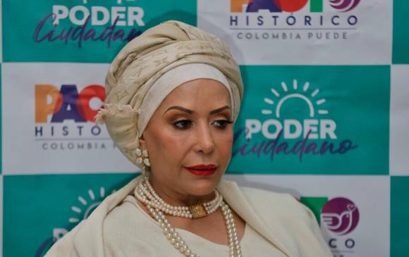 Actualmente, a la exsenadora se le señala de ser la supuesta pieza clave para que Alex Saab triunfara en negocios ilegales. FOTO COLPRENSA/Álvaro Tavera