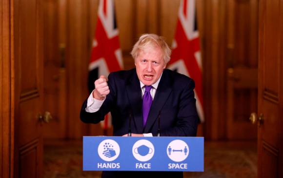 Esta semana será decisiva para el primer ministro de Reino Unido, Boris Johnson. FOTO EFE