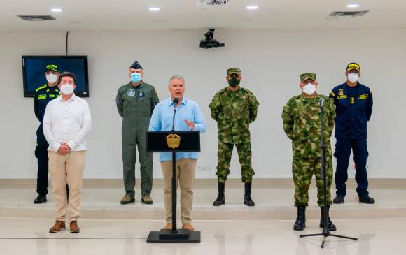 El presidente ordenó a la cúpula militar desplazarse hasta ese departamento para frenar la disputa entre grupos ilegales. FOTO CORTESÍA 