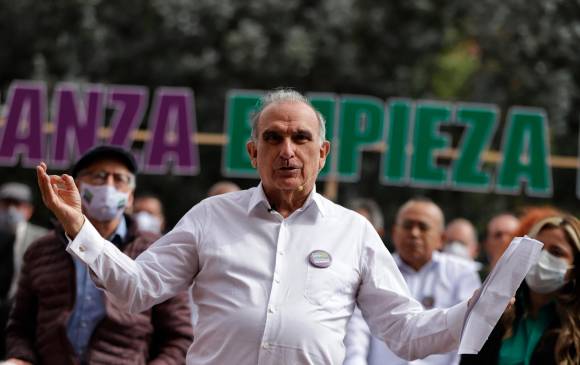 Humberto de la Calle es la cabeza de lista al Senado de la Coalición Centro Esperanza. FOTO: COLPRENSA