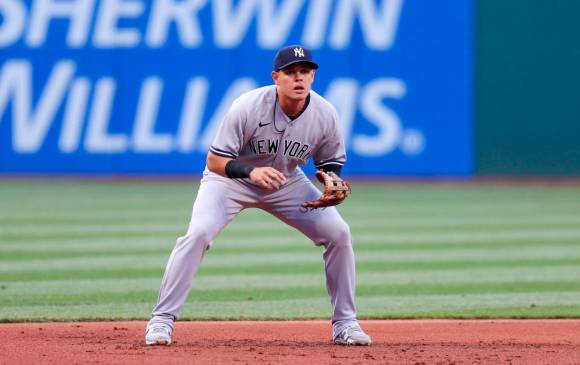 Giovanny Urshela, beisbolista colombiano. FOTO GETTY