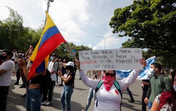 Marchas del 28 de abril en Medellín