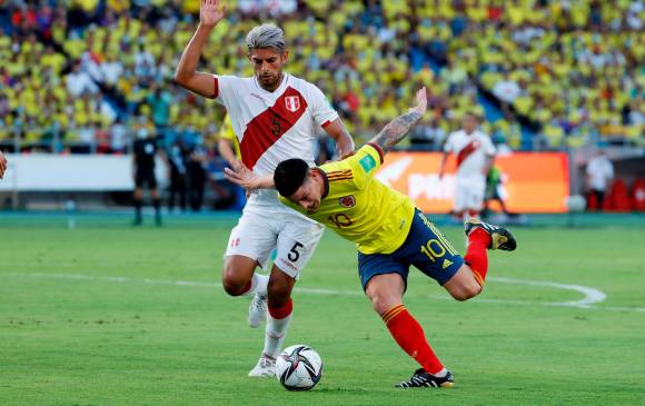 Colombia perdió con Perú en el Metropolitano. FOTO EFE