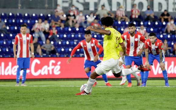 Colombia llega a este encuentro en Asunción con números favorables: salió victoriosa ante los guaraníes en las Eliminatorias 2002, 2006, 2010, 2014 y 2018. Foto: Getty