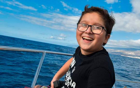 Francisco Vera Manzanares tiene 12 años. Foto @franciscoactiv2