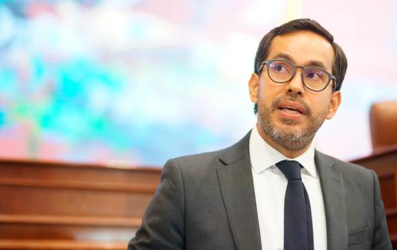El director de la Dian, Lisandro Junco en el debate de control político citado por los Pandora Papers. FOTO CORTESÍA CÁMARA DE REPRESENTANTES