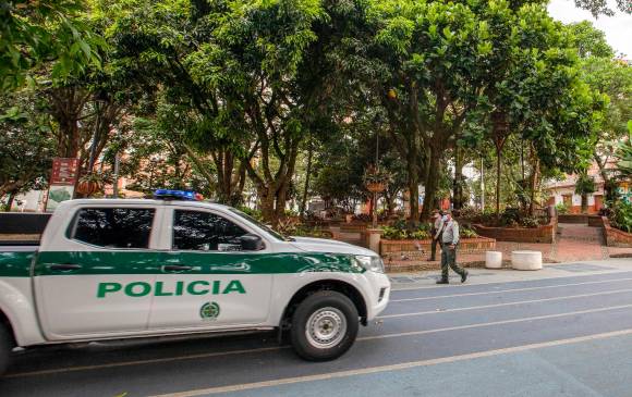 En los últimos dos años se incrementaron el número de policías y de cámaras de vigilancia en Sabaneta. FOTO edwin bustamante