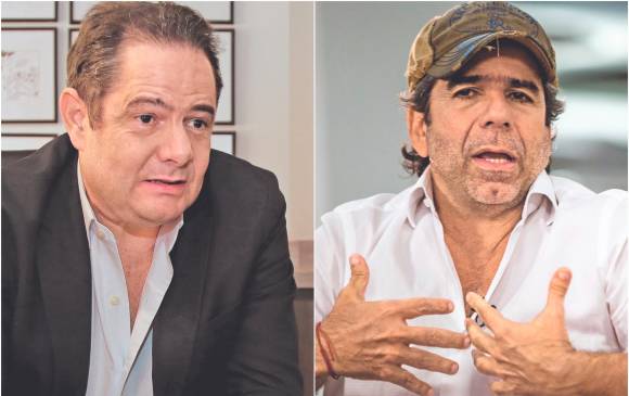 Germán Vargas Lleras (izq.) busca ganar terreno al interior de Cambio Radical, partido en el que Alejandro Char (der.) también tiene liderazgo. FOTO Colprensa
