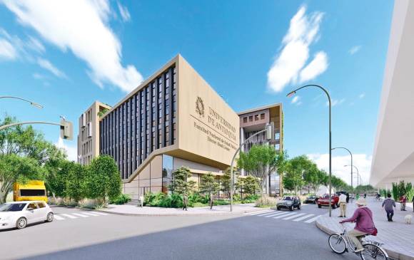 La institución dijo que parte de los recursos para las obras salen de un crédito con Findeter. render cortesía universidad de Antioquia