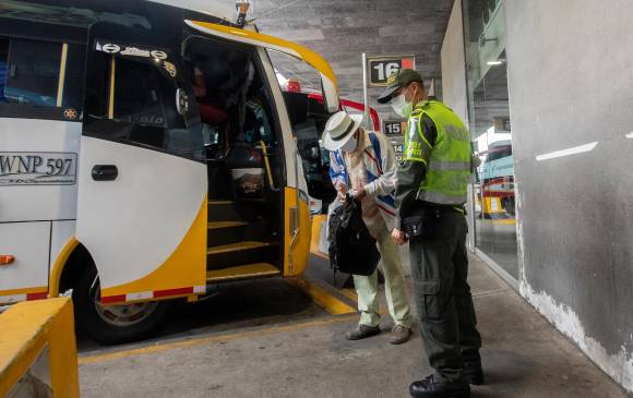 Por el lento crecimiento del transporte terrestre de pasajeros, el sector aún no logra llegar a niveles de 2019. FOTO Camilo Suárez