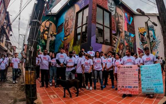 La manifestación de los ciudadanos fue pacífica. FOTO: Cortesía.