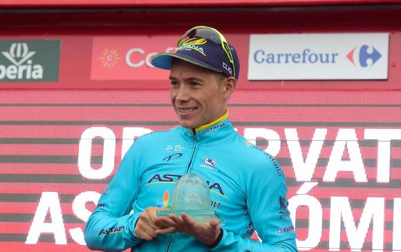 En la rueda de prensa, Miguel Ángel López también ratificó que Movistar le dio la orden de retirarse del Tour. FOTO Getty