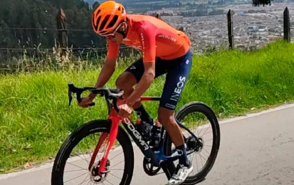 Egan Bernal sufrió fuerte accidente mientras entrenaba
