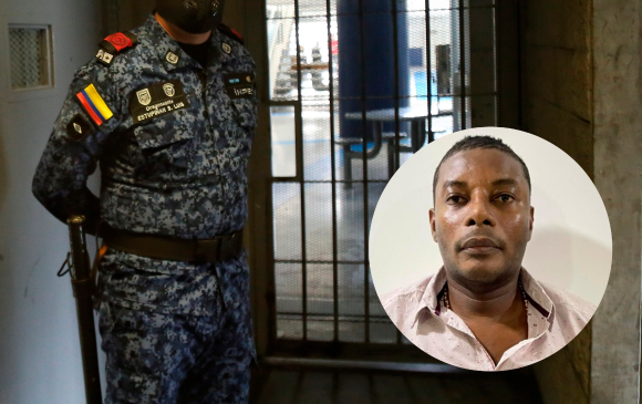 Imagen de referencia de la cárcel La Picota y de Juan Larrison Castro Estupiñán, alias ‘Matamba’. FOTO: COLPRENSA