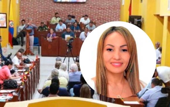 La presidenta del Concejo de Cartagena, Gloria Isabel Estrada Benavidez, fue capturada por la Policía. FOTOS: Concejo de Cartagena