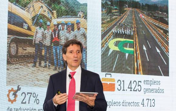 Juan Luis Aristizábal, presidente de Constructora Conconcreto. FOTO: JAIME PÉREZ