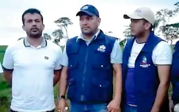 El biólogo, funcionario de Minambiente, había sido retenido el fin de semana en zona rural de San Vicente del Caguán. Foto: Colprensa.