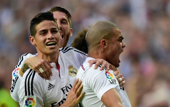 La transferencia de James al Real Madrid fue por 75 millones de euros. FOTO AFP
